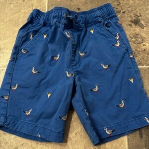 Joules Blue Kids Shorts with Seagull Print